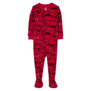 Pijama Enteriza Carros Rojo Bebés Niños - Carter's