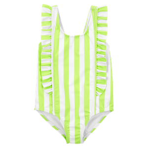Vestido de Baño Enterizo Rayas Niñas - Carter's