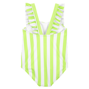 Vestido de Baño Enterizo Rayas Niñas - Carter's