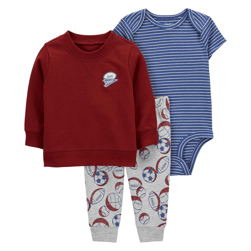 Set Buzo Body Rayas Y Pantalon Estampado Bebes Ninos Carter S Carters Pepe Ganga Pepe Ganga Estamos en Hot Sale Del 17 al 21 de Octubre