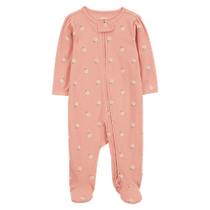 Pijama Enteriza Rosado Flores Bebés Niñas - Carter's