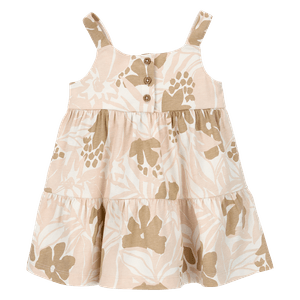 Set Vestido Café y Calzón Bebés Niñas - Carter's