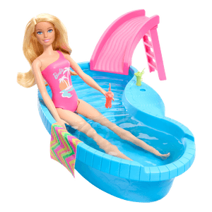Set de Juego Alberca Glam con Muñeca - Barbie