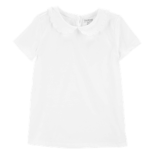 Camiseta Manga Corta Blanca Niñas - Oshkosh