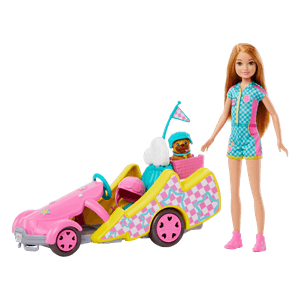 Set Vehículo para Muñeca Stacie al Rescate Go-Kart - Barbie