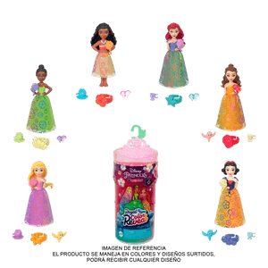Muñeca Color Reveal Fiesta Floral - Disney Princesas