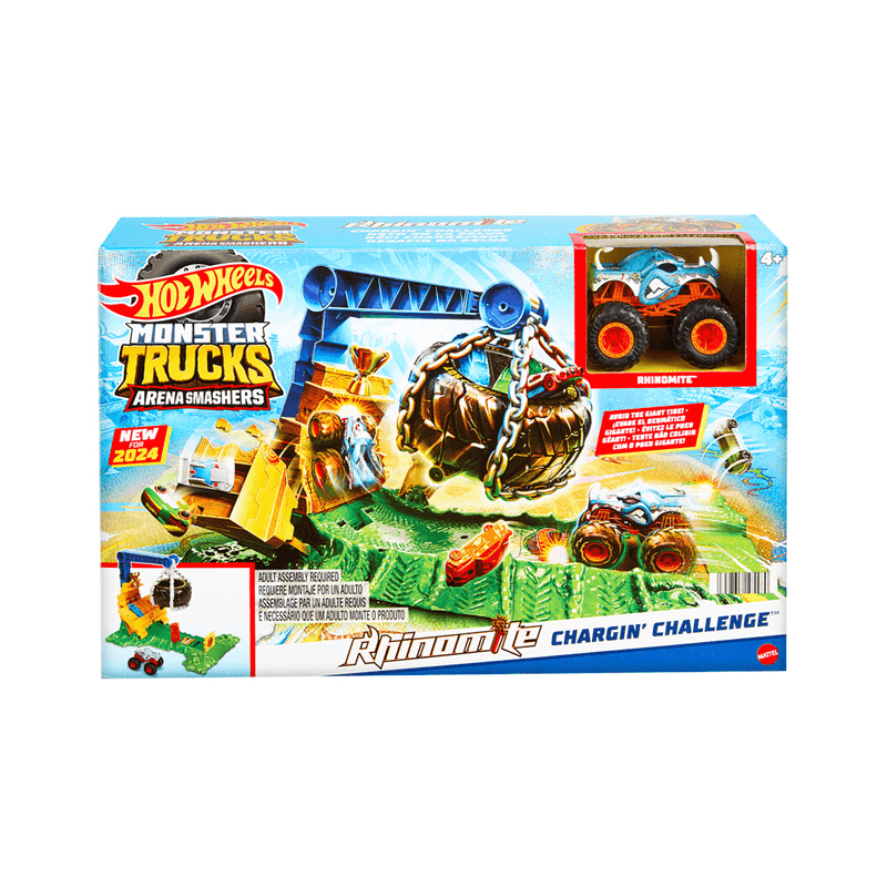 Pista De Juguete Monster Trucks Reto En La Selva Hot Wheels Hot