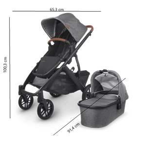 Coche Vista V2 Greyson - Negro Gris - Uppababy