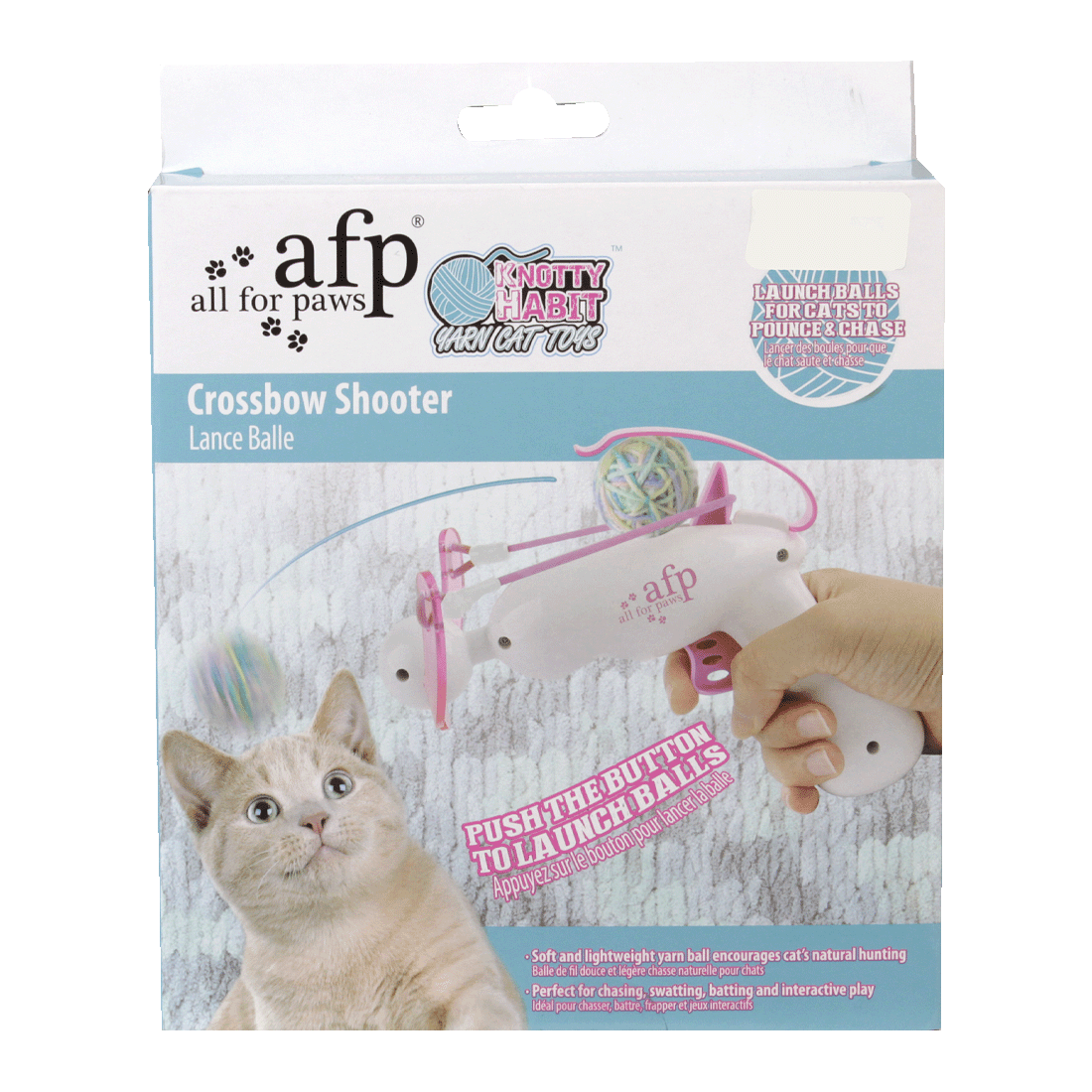 Juguete Lanza Pelotas Para Gatos All For Paws All For Paws Pepe