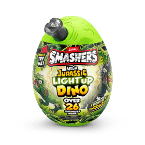 Huevo Sorpresa  Dino Jurassic Light Up Mega - Verde - Smashers