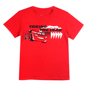 Camiseta Manga Corta Rojo Niños - Cars