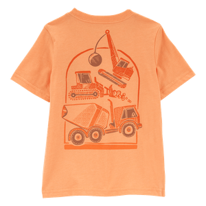 Set Camiseta Naranja y Bermuda Azul Niños - Carter's
