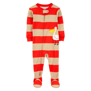 Pijama Enteriza Animales Rayas Multicolor Bebés Niños - Carter's