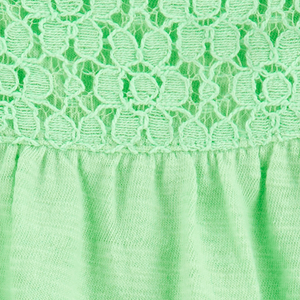 Body Manga Sisa Verde Bebés Niñas - Carter's