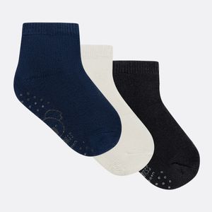 Set x3 medias caña corta para recién nacido niño