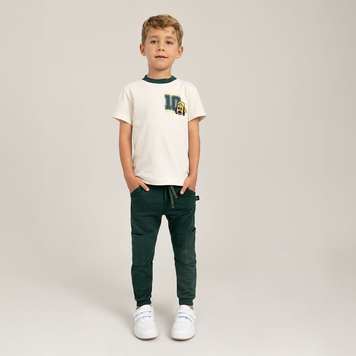 Conjunto de camiseta + sudadera para bebé niño