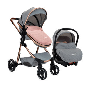 Coche para Bebé Mike Travel System Moises Gris Claro - Priori