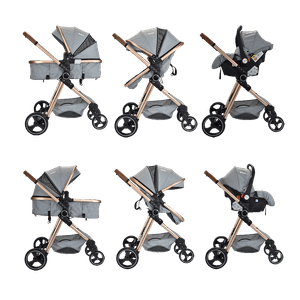 Coche para Bebé Mike Travel System Moises Gris Claro - Priori
