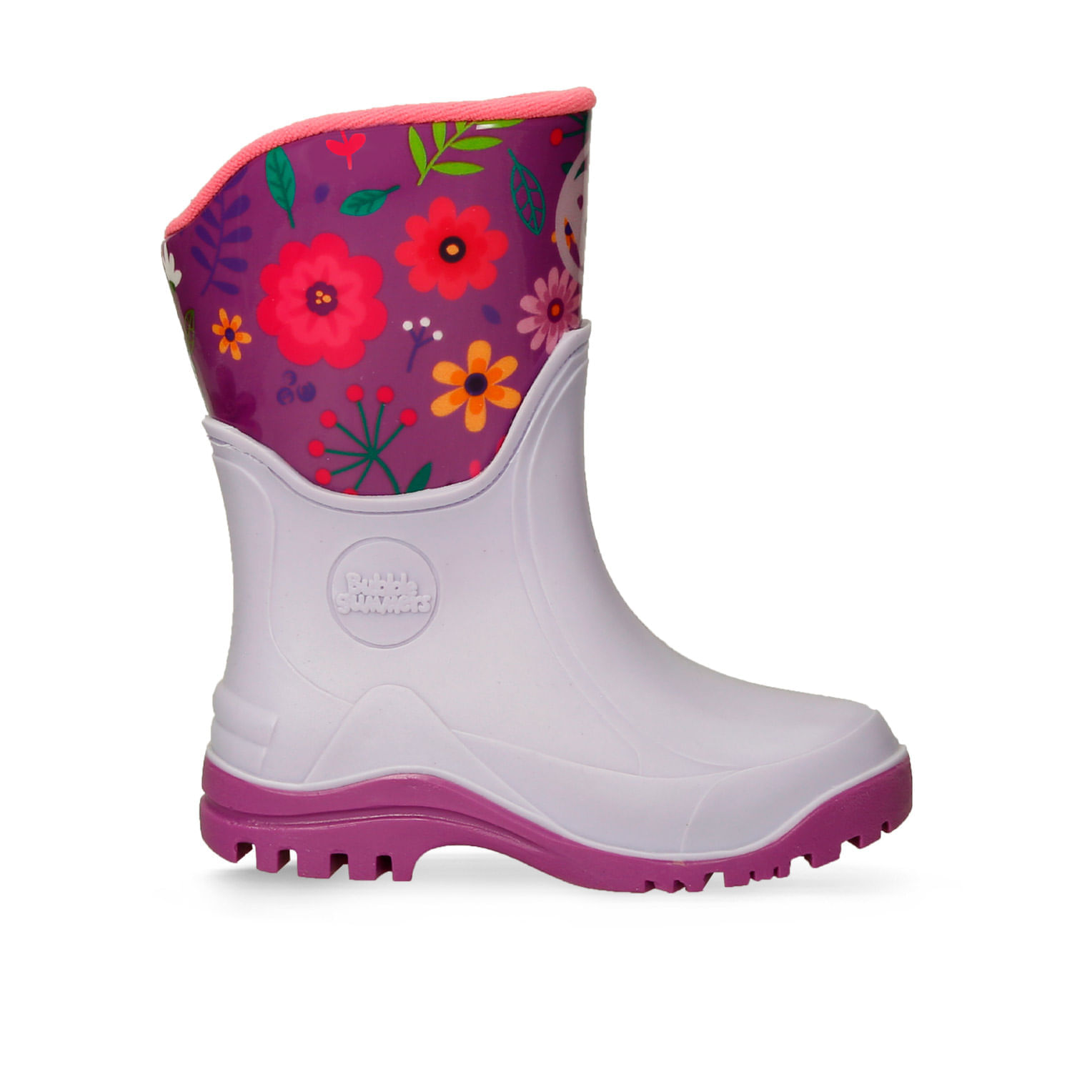 Botas De Lluvia Morado Bubblegummers Queli Niña