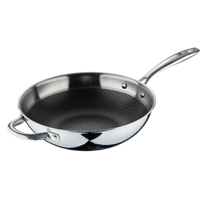 Wok Acero Inoxidable Inducción Hi-Tech 28 cm - Masterpro