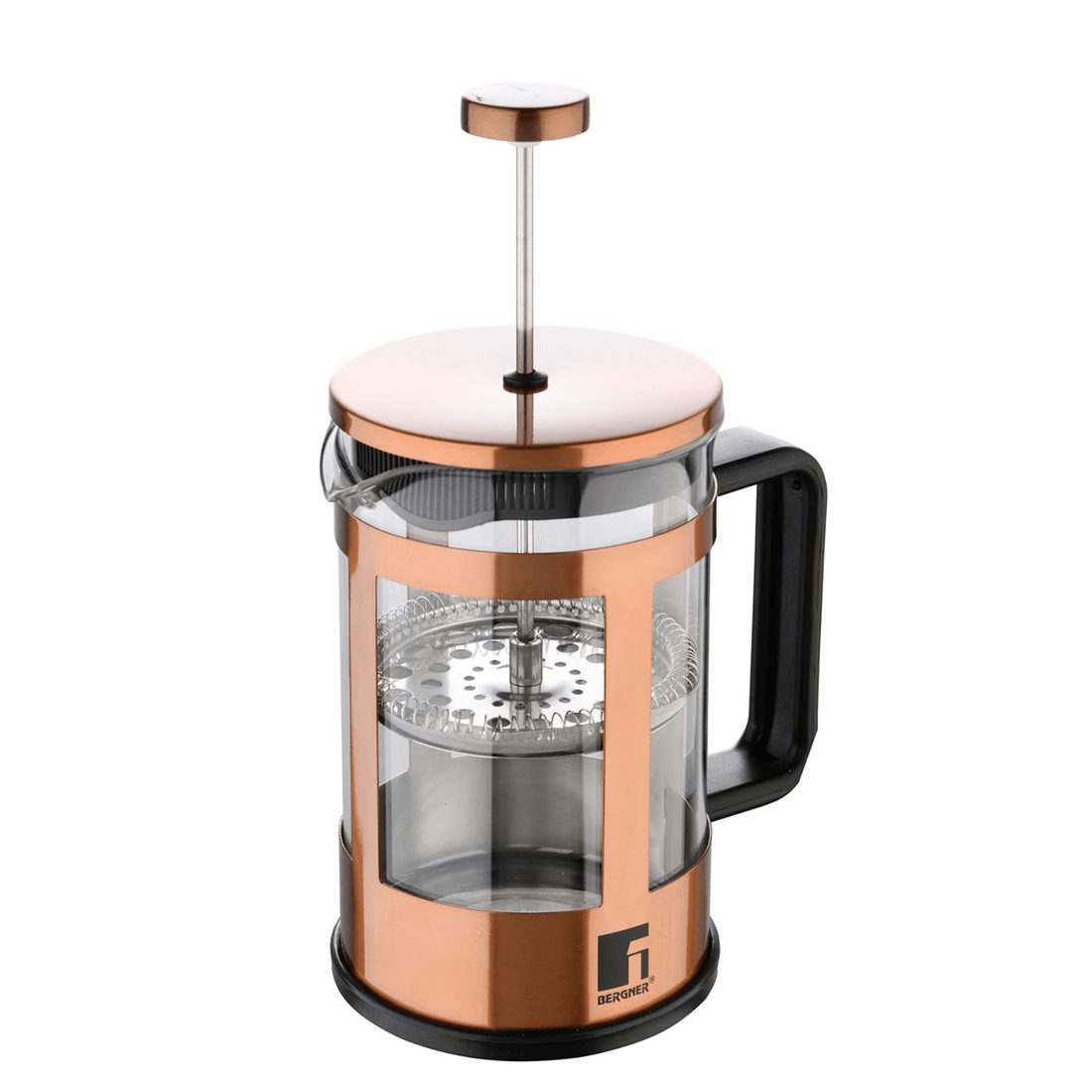 Cafetera De Émbolo Vidrio Copperly 800Ml - Bergner Bergner - Pepe Ganga ...