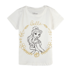 Camiseta Manga Corta Beige Niñas - Bella