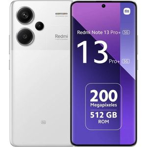 Celular Xiaomi Redmi Note 13 Pro + Plus 5G Blanco 512GB 12RAM 200MP