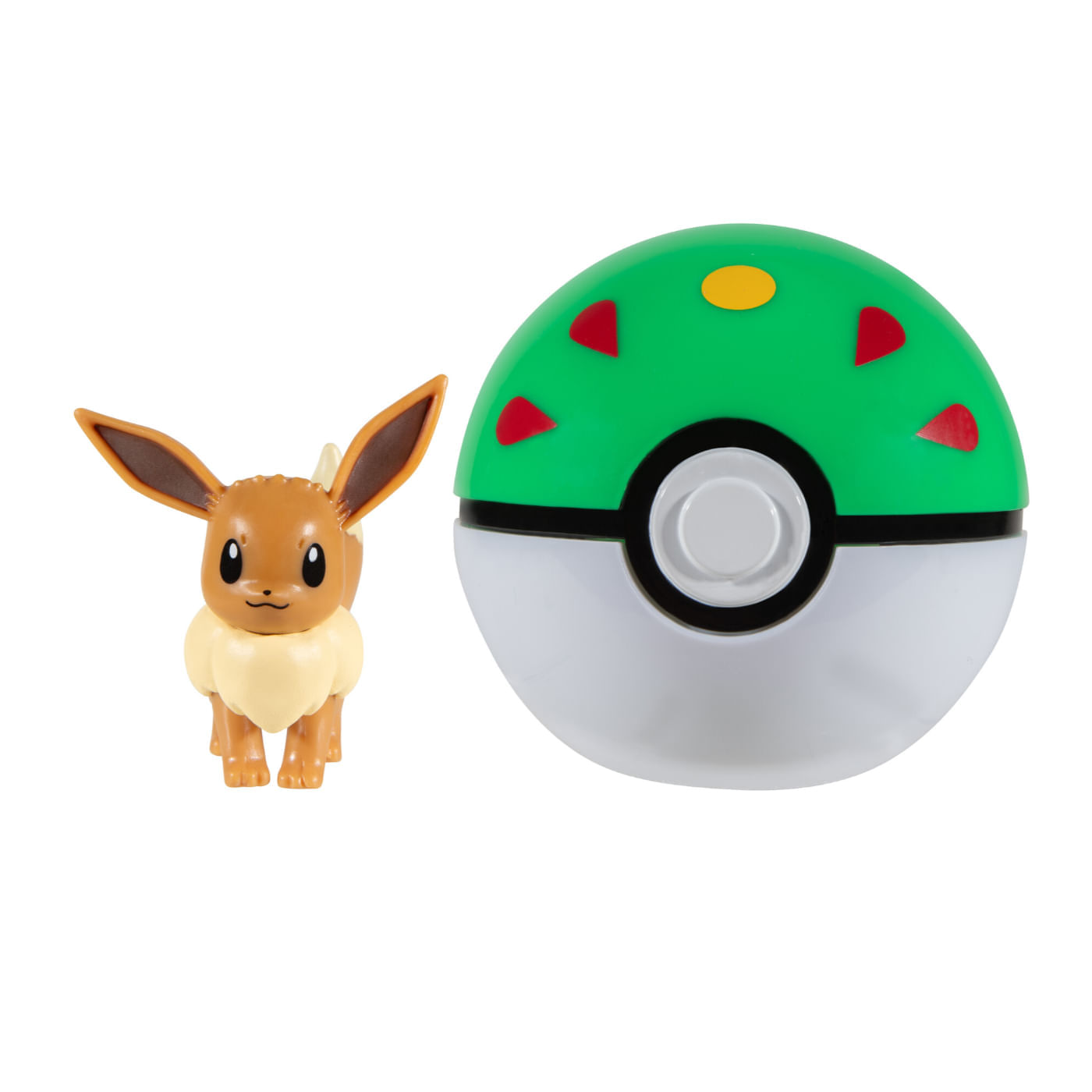 Figura Pokemon Batalla Pokebola - Eevee y Friend Ball