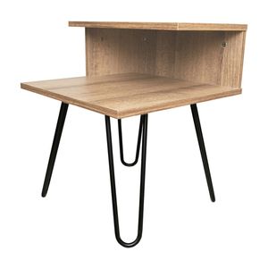 Mesa de Noche Montevideo Beige - Muebles 2020