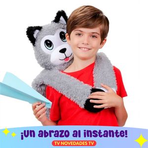 Cojín Little Big Hugs Grey Husky - Tv Novedades