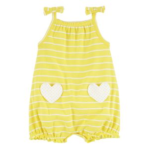 Mameluco Corazones Amarillo Bebés Niñas - Carter's