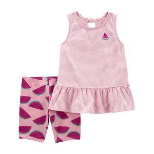 Set Blusa y Short Sandias Niñas - Carter's