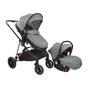 Coche para Bebé Travel System Ana Gris + Portabebé - Priori