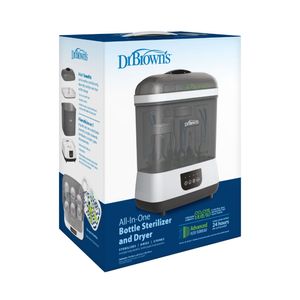 Esterilizador Secador de Accesorios y Teteros 2en1 Gris Dr Brown's