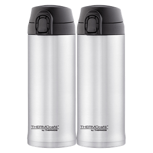 Set 2 Botellas Hidratación Acero Inoxidable Doble Pared 350ml - Thermos