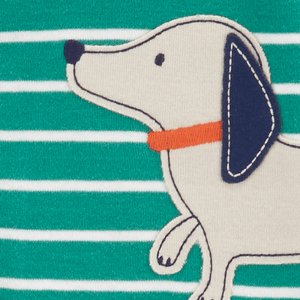 Pijama Enteriza sin Pies Rayas Aguamarina Niños - Carter's