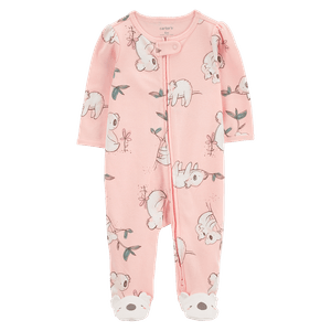 Pijama Enteriza con Pies Koalas Bebés Niñas - Carter's