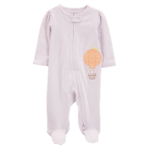 Pijama Enteriza con Pies Conejito en Globo Bebés Niñas - Carter's