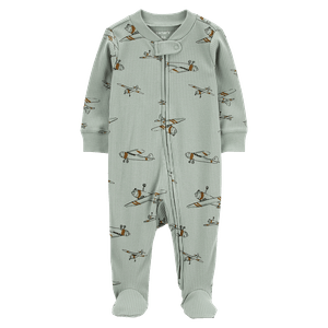 Pijama Enteriza con Pies Aviones Bebés Niños - Carter's