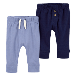 Set 2 Pantalones Azul Claro y Azul Oscuro Niños Bebés - Carter's