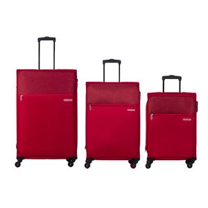 Set 3 Maletas de Viaje Frankfurt Rojo - American Tourister