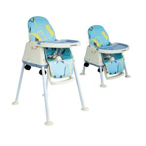 Silla Comedor 3 en 1 Smart Azul - Bebesit
