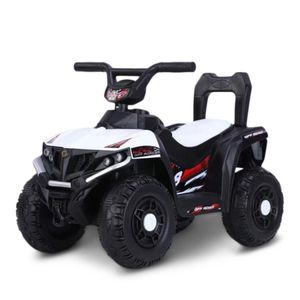 Cuatrimoto Moto Recargable Electrica Montable Niño Niña 5 Años Blanco