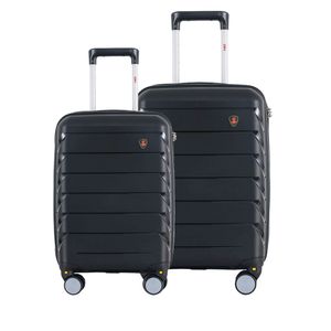 Set 2 Maletas de Viajes Negro 20" y 28" - Bin