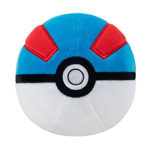 Peluche Poke Ball 12Cm Greatball Azul Blanco - Pokemon