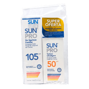 Kit Protector Solar Sun Pro SPF 105 y Protector Solar Sun Pro SPF 50 - Aromasense