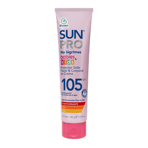 Protector Solar Sun Pro SPF 105 Babies y Kids 140gr - Aromasense
