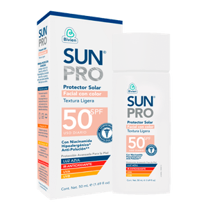 Protector Solar Sun Pro SPF 50 con Color 50ml - Aromasense