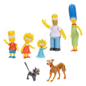 Set 7 Figuras La Familia Simpsons