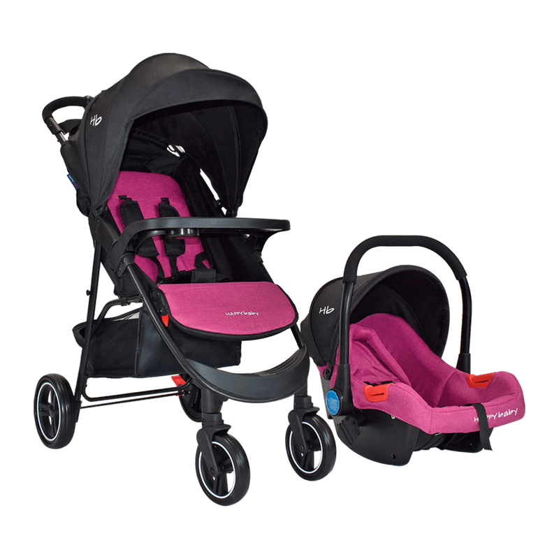 Coche Para Bebé Travel System You Line Rosa Happy Baby Happy